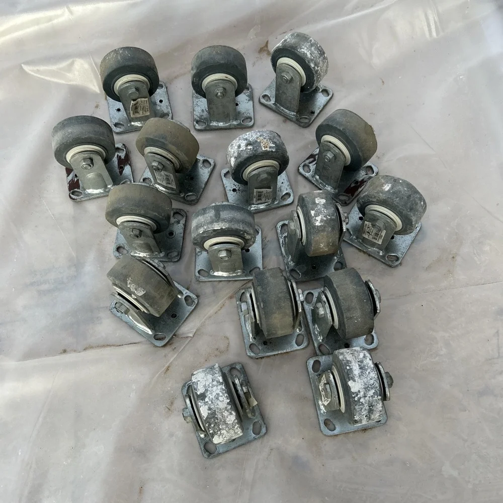 Lot Of 16 Caster 4inch Wheels 300 Lb